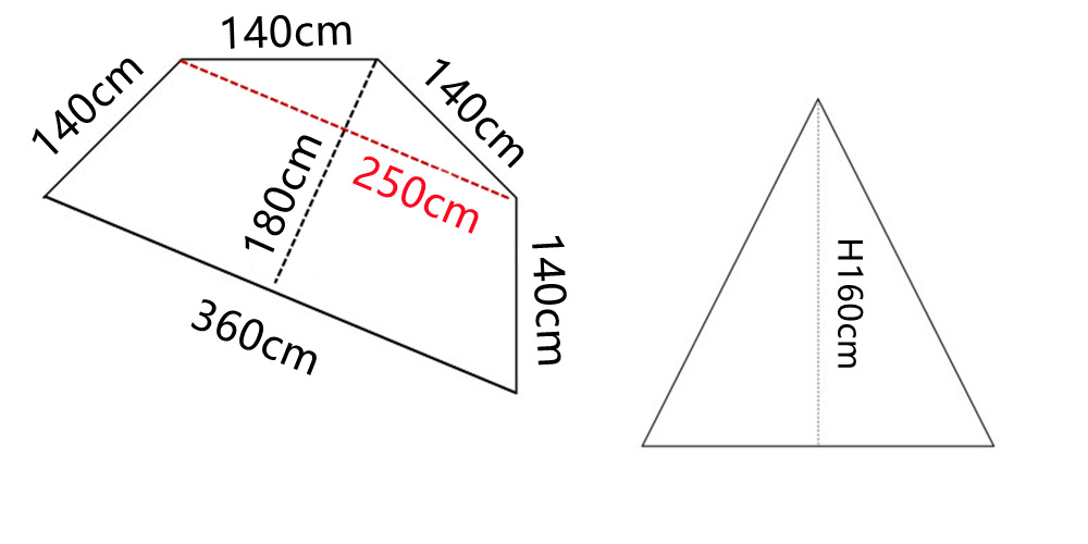 Cheap Goat Tents Ultralight Pyramid Outdoor Indoor Tent Summer Mesh Tent Portable Hiking Camping Tepee Inside Tent 2022 New   